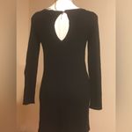 H & M black long sleeve winter dress size small Photo 15