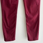Calvin Klein Jeans  Red/Burgundy Skinny Ankle Pants, Size 8 Photo 3