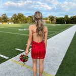 Red AMARRA homecoming dress Size 00 Photo 2