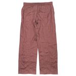 Athleta Cabo Retreat Linen Pants Womens 14 TALL Hearth Rose Relaxed Fit Wide Leg Photo 2