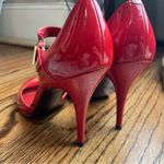 Ralph Lauren Lauren Glossy Red Heels (flawed) Photo 2