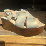 sbicca  Daytona gold metallic platform Wedge Sandals 8 nib Photo 1