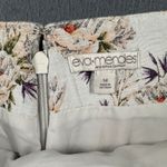 Eva Mendes New York & Company Trumpet Skirt Womens 14 Beige Floral Zip Mermaid Purple Photo 5