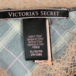 Victoria's Secret  XL Plaid Cami‎ Top Lace Trim Black Pink Sleeveless Lingerie Photo 3
