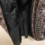 Nanette Lepore Womens Dress 4 Black Silk Lining Pastel Embroidered Embroidery Photo 12