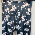 Beyond Yoga Women's Lux High Rise Leggings Black Floral Soft Silky Stretch Small Photo 1