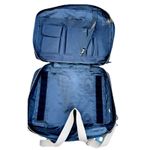 Vintage TOTES Canvas Messenger Bag Black Travel Back Missing Laptop Cover Photo 1