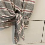 matty m  Striped Side Tie Tee Shirt. Size Small. EUC Photo 4
