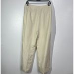 Nine & Co. Linen Blend Straight Leg  Lined Cargo Pants Womens 24W Beige‎ Photo 1