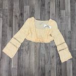 Kimchi Blue  Urban outfitters Scarlet Eyelet Cropped Blouse Photo 2