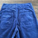 Maeve Anthropologie The Colette Cropped Wide-Leg Pants Corduroy Navy Size 29 Photo 5