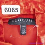 Eloquii NEW  Crushed‎ Velvet Mock Neck Top in red, 14/16 Photo 13