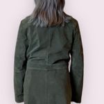 EXPRESS Y2K belted suede blazer jacket Photo 3