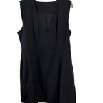 #170 COMMENSE Linen Blend Minimalist Little black Dress Size XL Photo 5