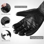 Ski Glove Winter Waterproof NWT(L) Gray Photo 2