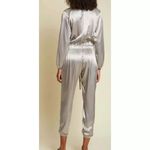 Nation Ltd  Salma Jumpsuit Silver Gray Women's Size Medium Photo 2