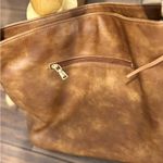 Oukupa Brown Faux Leather Western
Fringe Shoulder Bag Photo 8