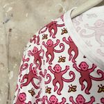 Roller Rabbit  Monkey Print Long Sleeve Pajama Top Photo 2