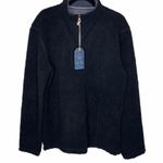 Weatherproof new π Vegan Sherpa 1/4 Zip Pullover Sweater Sweatshirt π Black M Photo 13