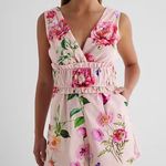 EXPRESS  Floral Romper Women Sz. XL/16-18 NWT Embellishment sequin Flowers Photo 1