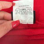 SOLID RED MIDI PENCIL SKIRT BACK SLIT SZ M STRECHY HIGT WAITS Size M Photo 9