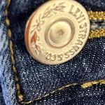 Levi's Levi’s Dark Wash 5-Pocket Blue Faded Cuffed Jean Short- Size 29/8 Photo 3