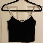 EXPRESS Body Contour Sweetheart Tipped Cropped Sweater Cami Photo 3