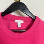 Beyond Yoga LuxeFleece Crewneck Sweatshirt in Vivid Pink Size Small Photo 3