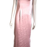 Boohoo NWT  Purple Champagne Bandeau Cutout Maxi Dress Photo 0