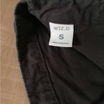 Y2K 2000s Mini Skirt 3 Brown Denim Jean Micro Stretch Cyber Grunge Club WIZ. D Green Photo 3