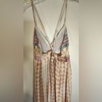 Flying Tomato  Embroidered Bodice With Tan Tie‎ Dye Body Maxi Dress Size Small Photo 10