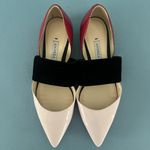 Andrea Gomez Dakota Pink Leather Pointed Toe Ballerina Flats Size 8 Photo 6