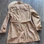 Liz Claiborne  zebra tiger‎ printed trench coat NEW Photo 5