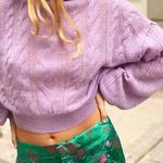 Free People  Riviera Cashmere Turtleneck Cropped Oversized Sweater, size xs Photo 1