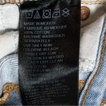 BDG UO Skylar Split Ankle Slim Flare Raw Hem High Rise Light Wash Denim Jeans Photo 9