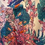 Vineyard Vines  Ocean Life Strapless Dress Fish Coral Beach Pockets Womens Size 2 Photo 6