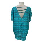 Torrid Plus Size Teal Turquoise open back top 00 ( 10 ) M/L Photo 5