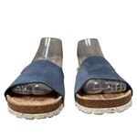 Biostep Womens 8 Suede Leather Cork Slip Photo 3