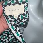 MELLODAY Black, White & Green Geometric Women’s Casual Top Medium Photo 10