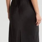 Nordstrom NWOT  Washable Silk Nightgown sz L Black Photo 1