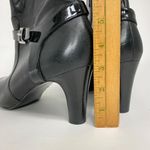 Lauren Ralph Lauren Womens Leather Saida Ankle Boots Booties Buckle Black Sz 10B Photo 6