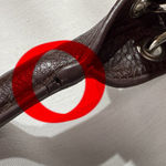 Jessica Simpson Brown Pebbled Shoulder Bag JS5132 Slouchy Buckle Hobo Purse Photo 10