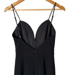 Lovers + Friends Lovers‎ and Friends Black Cordoba Maxi Dress Leg Slit Lace Trim, Size XS Photo 9