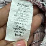 BUCKETLIST S Patchwork jumpsuit w/pockets one piece FLAW smocked bodice wide leg Purple Photo 13