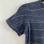 Sinful  Grey Faded Black Distressed Y2K Roses Short Sleeve Tee Size Small Photo 3