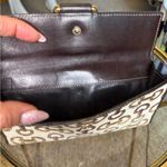 Gucci Horsebit canvas bamboo d ring continental wallet. Photo 11