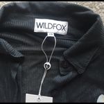 Wildfox black leopard button up. xs Photo 2