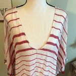 Lovestitch  lightweight pompom trim one size poncho swim cover up Photo 1