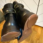 Franco Sarto  Elese Womens 5 Black Leather Boot Bootie Classic Short Heel Fall Photo 7