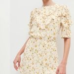 Reformation  Malachi Dress Mini Ruffle Mini Dress Size 6 Photo 1